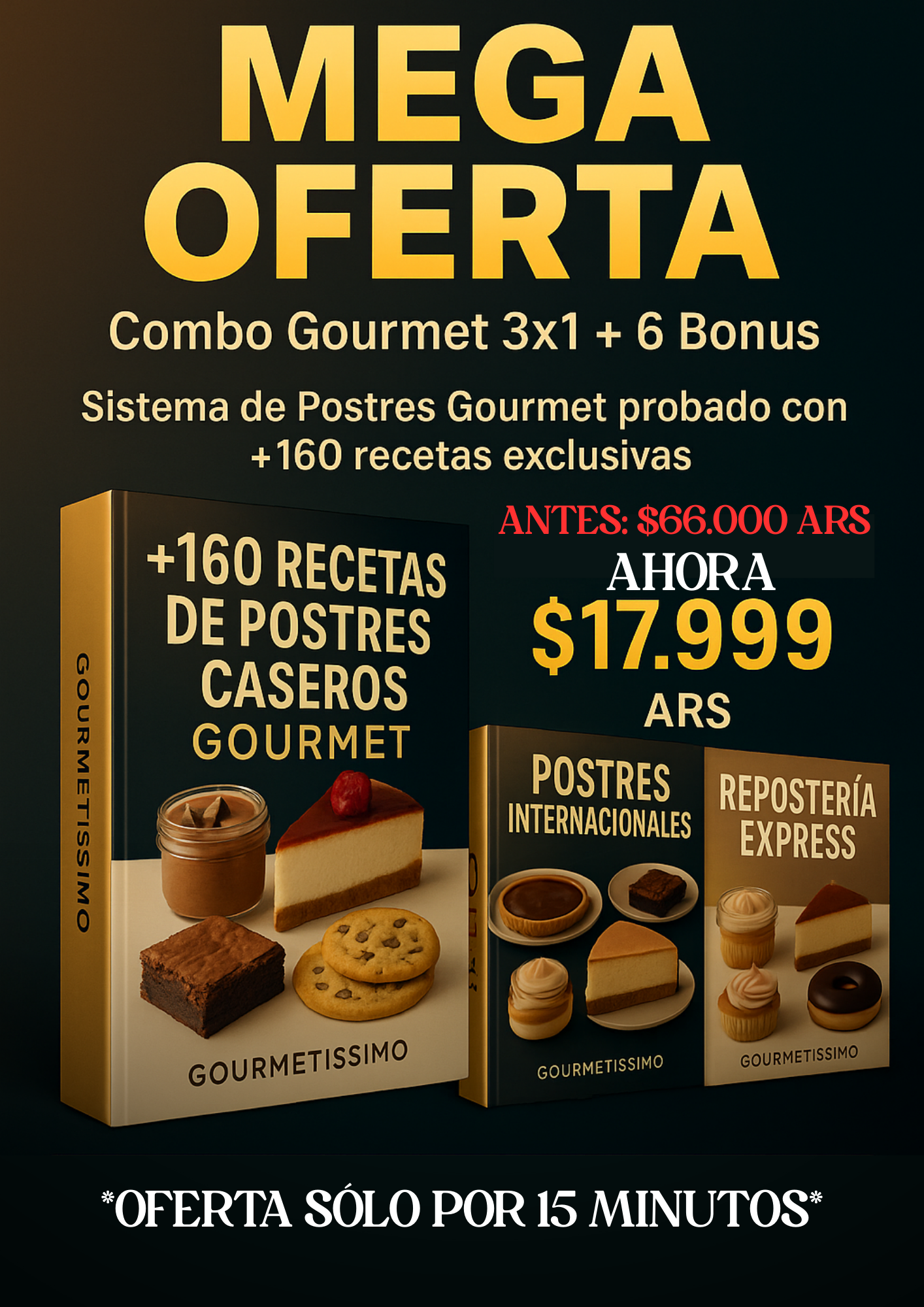 📦 Método Gourmet: 3 Ebooks + 6 Bonus Exclusivos 🎁